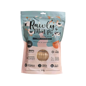 Amelisa Pet & Co Pets Freeze Dried Rawly Meat Pie Fish 375g Amelisa Pet & Co Pets Freeze Dried Rawly Meat Pie Fish 375g